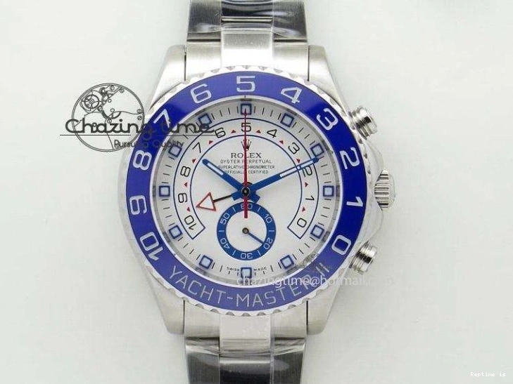1223 FashionForward Daytona White Ceramic 5GF Best Edition White Black Dial on White Rubber Strap A 2329